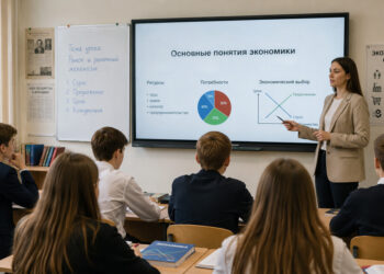 Школьники будут изучать экономику своего региона в рамках внеурочного курса. Нововведение встроено в единую модель профориентации, которая охватит более 6,5 млн учеников с шестого по одиннадцатый класс.