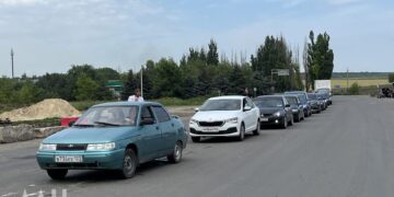 Участок трассы к Донецку от КПП «Успенка» временно перекрыт