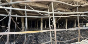 Пожар в макеевской «Галактике» полностью потушен