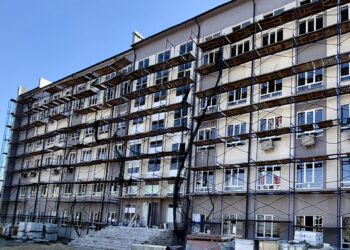 Ремонт администрации Орджоникидзевского района Мариуполя