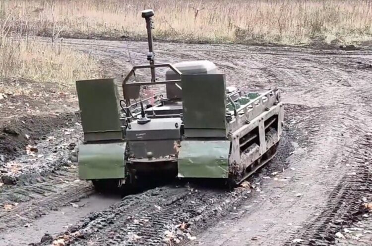 Робот «Курьер» втрое ускорил эвакуацию раненых под Дружковкой