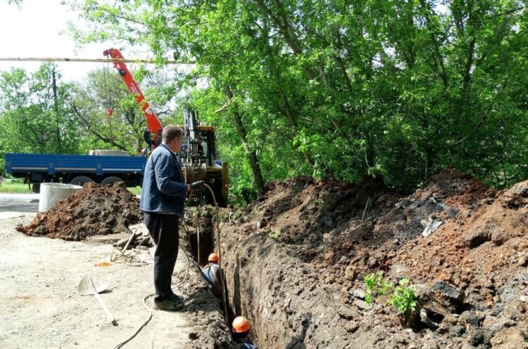 В Горловке заменили 416 метров водопроводных сетей
